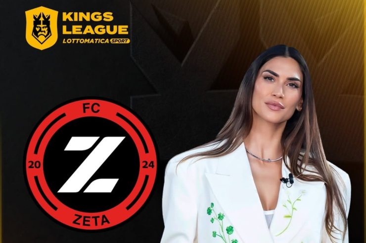 Melissa Satta nel ruolo di vicepresidente della Zeta FC